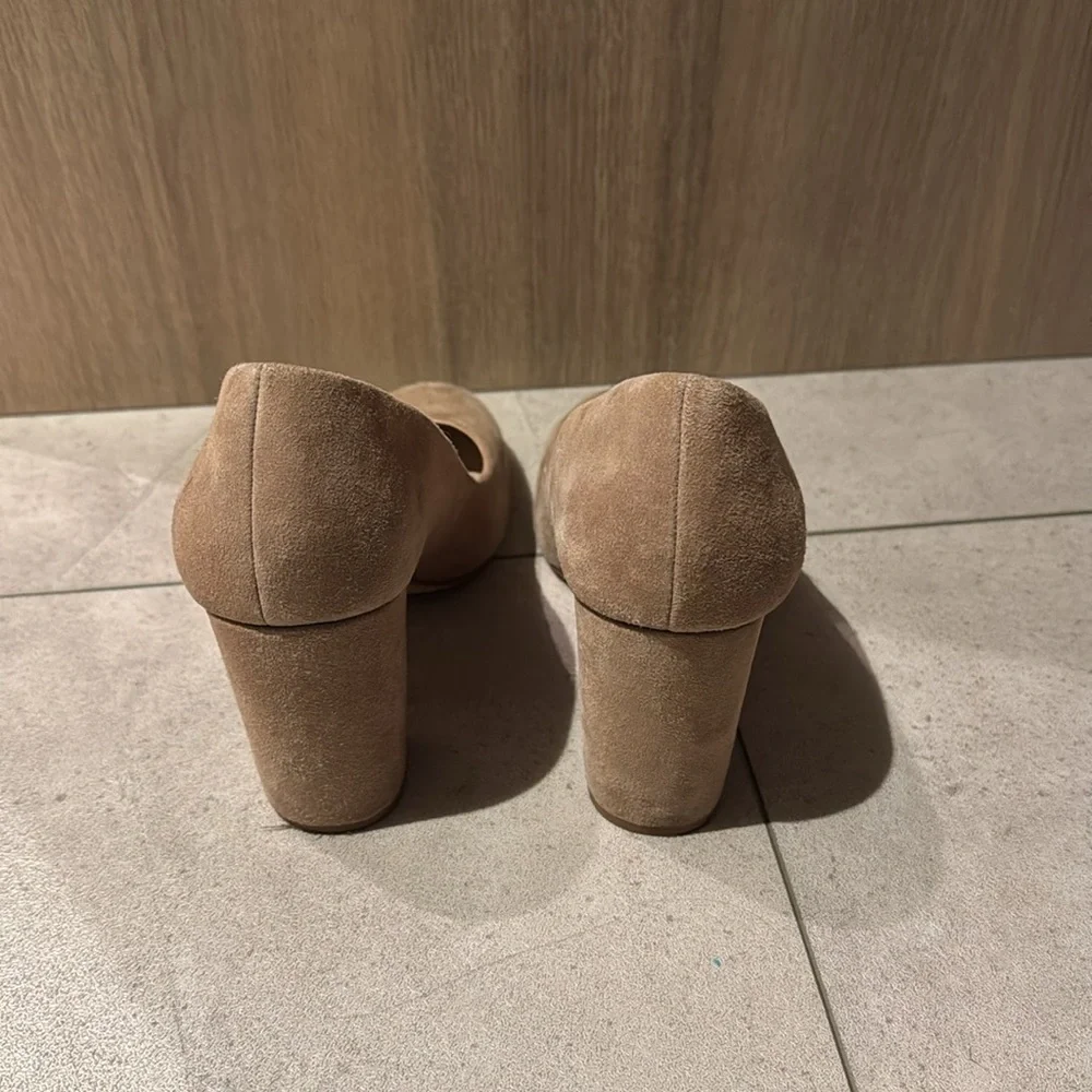 Aldo Camel Suede Block Heels - Picture 4 of 6